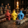 Skull Potion Bottle Set (3-Pc 3D-Printed Gothic Fantasy)