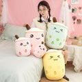 Pearl Milk Tea Pillow Plush Toy - Cute Boba Pillow